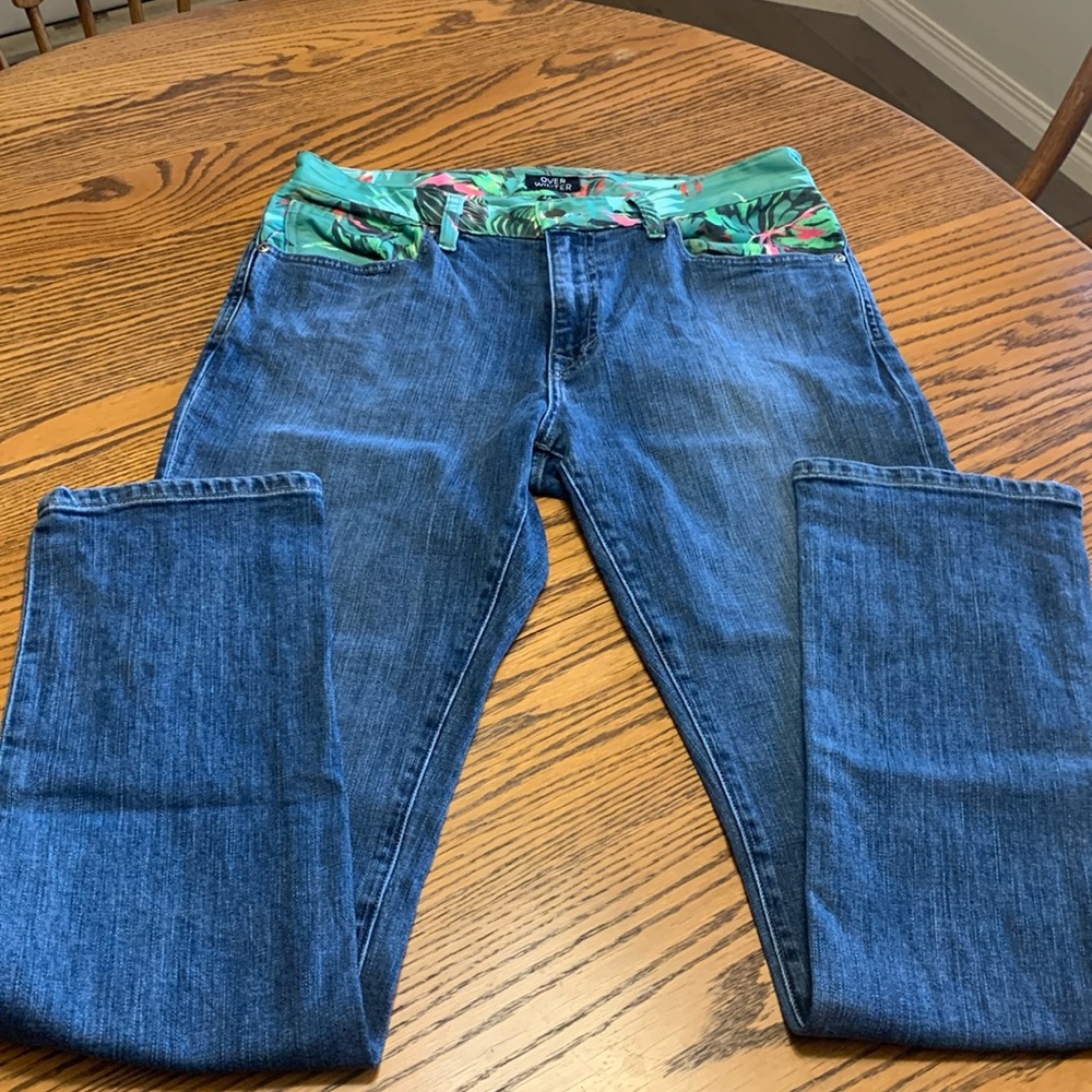 Over Winter High Waisted Straight Leg Jeans